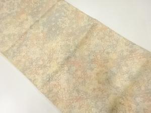 アンティーク　華紋模様織出し袋帯（材料）